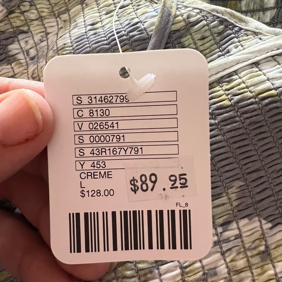 Free People Floral Print Crochet Mini Dress - Picture 10 of 11